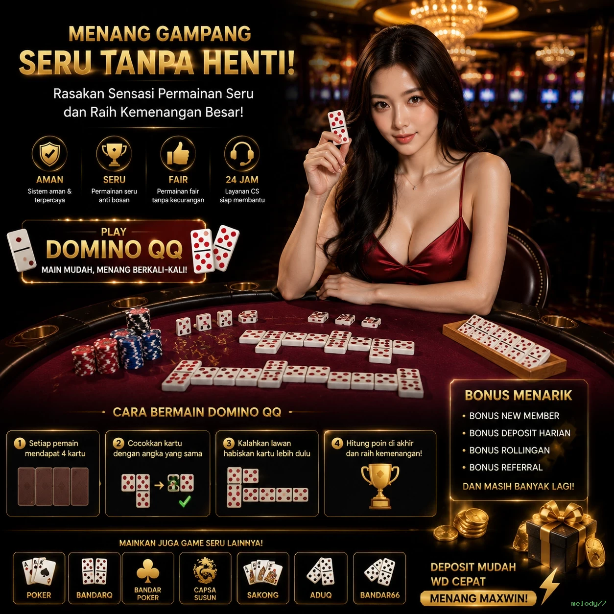 Strategi Menang Bermain di melody77 untuk Pemula