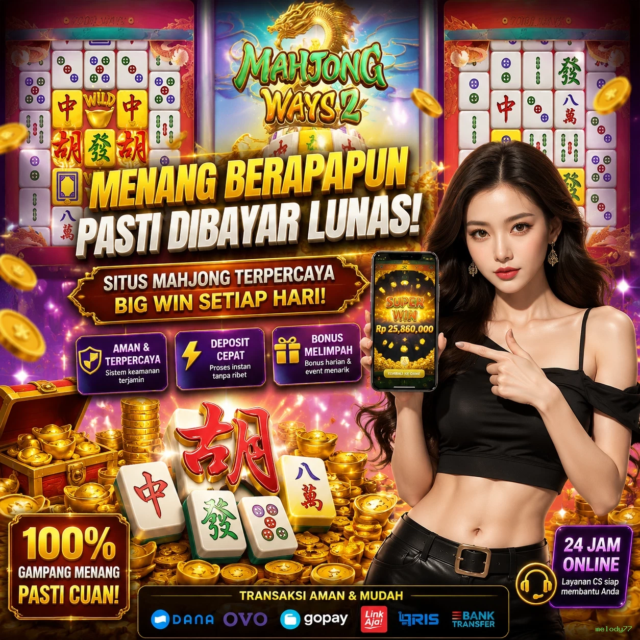melody77 Bonus Menarik